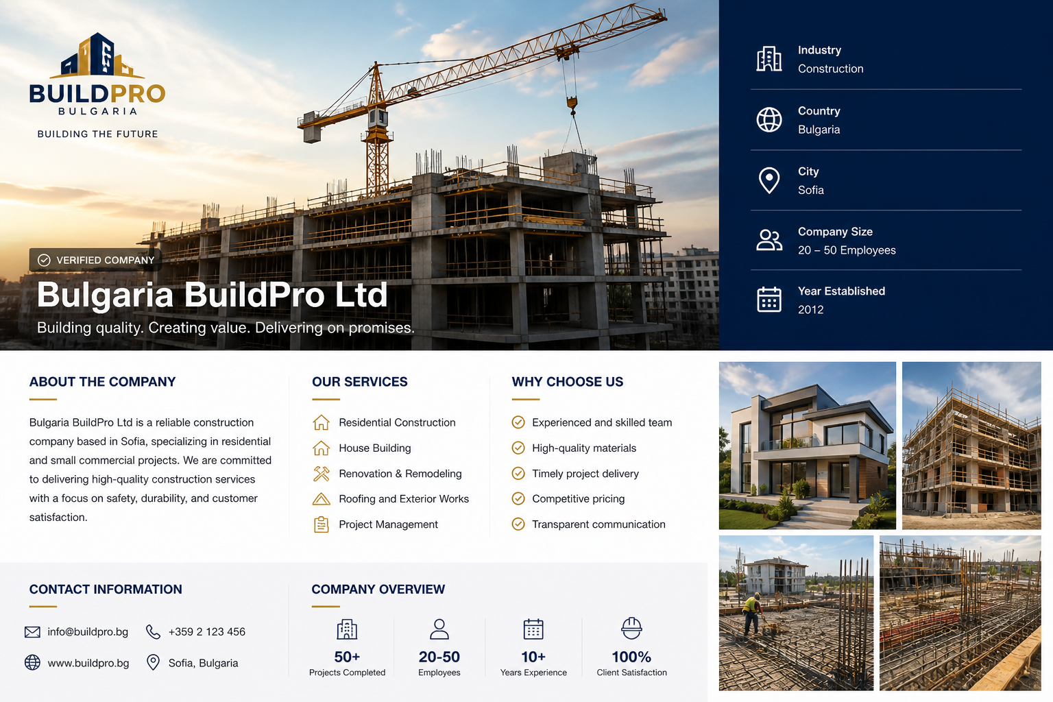 Bulgaria BuildPro Ltd